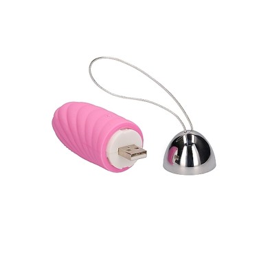 Ethan - Rechargeable Remote Control Vibrating Egg - Pink